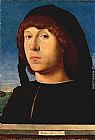 Antonello da Messina Portrait of a Man painting
